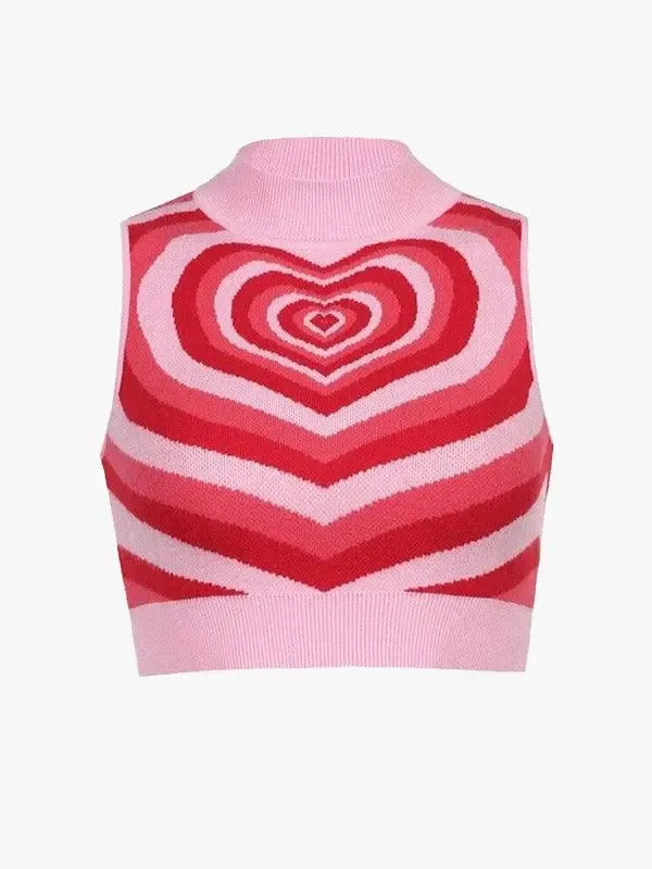 Y2K Knitted Sweater Vest