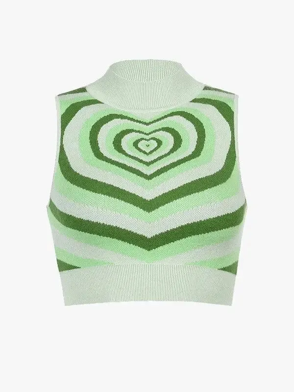 Y2K Knitted Sweater Vest